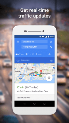 Screenshot of the application Google Maps Go - #2