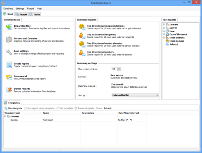 Screenshot of the application MailDetective for Exchange Server - #4