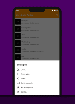 Screenshot of the application AIMP: Audio Scissors - #3