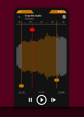 Screenshot of the application AIMP: Audio Scissors - #6