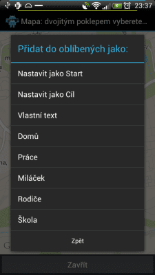 Screenshot of the application MHDroid Public Transport - #8