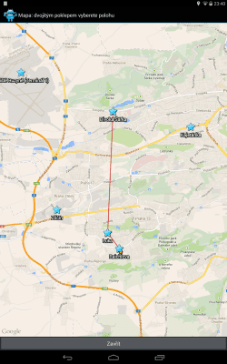 Screenshot of the application MHDroid Public Transport - #10
