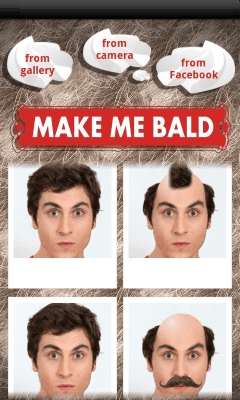 Screenshot of the application Make me bald (just kidding) - #1