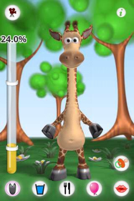 Screenshot of the application Talking Gina the Giraffe Free - #1