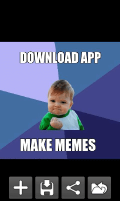 Screenshot of the application Advice Animal Meme Creator - #1