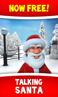 Screenshot of the application Talking Santa - #1