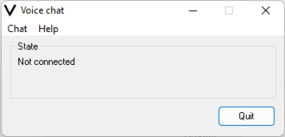 Screenshot of the application Voice Chat - #1