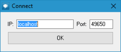 Screenshot of the application IP-Chat - #3