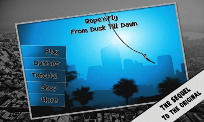 Screenshot of the application Rope'n'Fly 3 - Dusk Till Dawn - #1