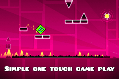 Screenshot of the application Geometry Dash Lite - #4