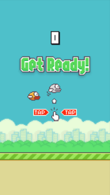 Screenshot of the application Flappy Bird - #2