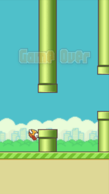 Screenshot of the application Flappy Bird - #3