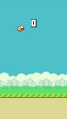Screenshot of the application Flappy Bird - #4