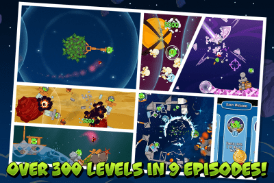 Screenshot of the application Angry Birds Space - #5