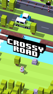 Screenshot of the application Crossy Road - #1