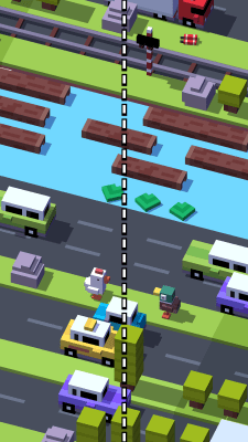 Screenshot of the application Crossy Road - #2