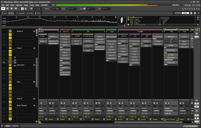 Screenshot of the application Renoise - #3