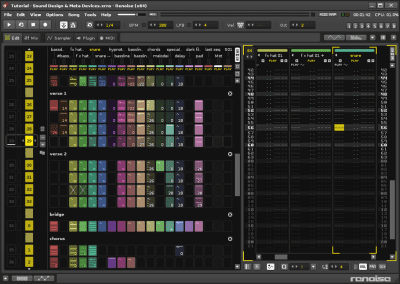 Screenshot of the application Renoise - #4