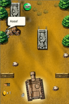 Screenshot of the application Tanks - #3