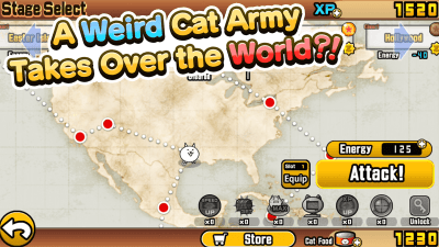 Screenshot of the application The Battle Cats - #1