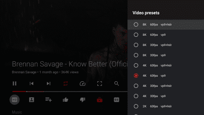 Screenshot of the application SmartTubeNext - #4