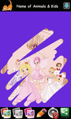 Screenshot of the application Princesses and Fairies - #5