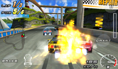 Screenshot of the application Raging Thunder 2 - Free - #3