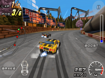 Screenshot of the application Raging Thunder 2 - Free - #8