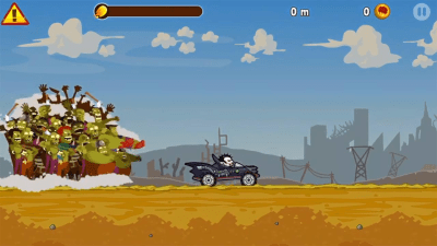 Screenshot of the application Zombie Road Trip - #2