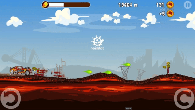 Screenshot of the application Zombie Road Trip - #4