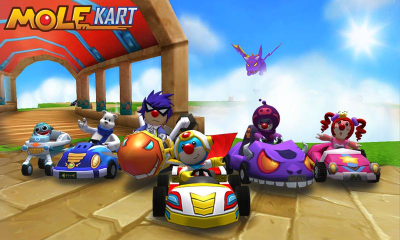 Screenshot of the application Mole Kart - #1