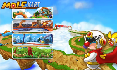 Screenshot of the application Mole Kart - #3