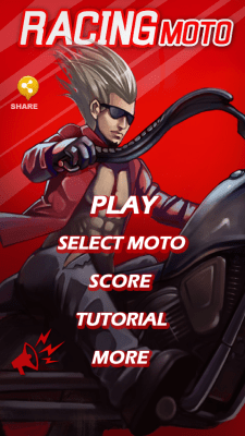 Screenshot of the application Racing Moto - #2
