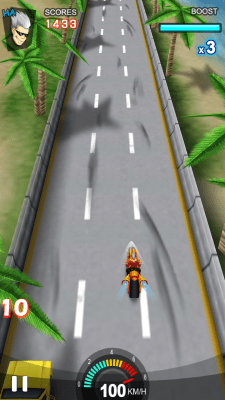 Screenshot of the application Racing Moto - #7