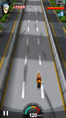 Screenshot of the application Racing Moto - #8