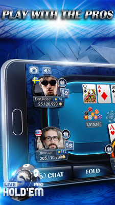 Screenshot of the application Live Holdem Poker Pro - #1