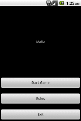 Screenshot of the application Mafia card game - #1