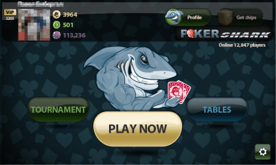 Screenshot of the application Poker Shark - #1