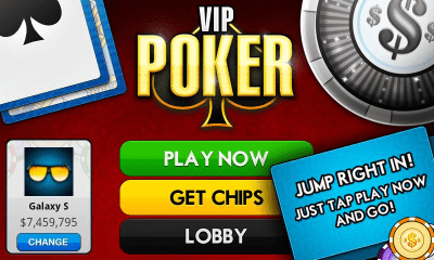 Screenshot of the application VIP Poker - #2