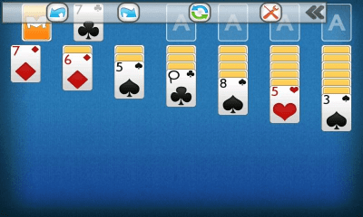 Screenshot of the application Solitaire - #2