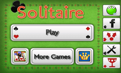 Screenshot of the application Solitaire - #5