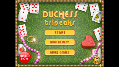 Screenshot of the application Duchess Solitaire - #1