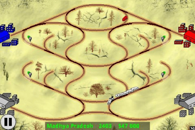 Screenshot of the application Playing Railroad in India - #3