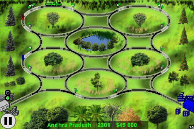 Screenshot of the application Playing Railroad in India - #5
