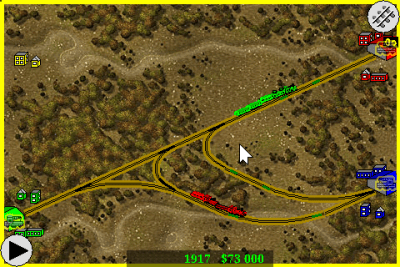 Screenshot of the application Playing Railroad - #3