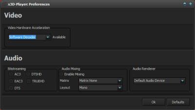 Screenshot of the application x3D-Player - #3