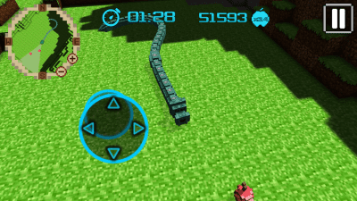 Screenshot of the application Snake - #7