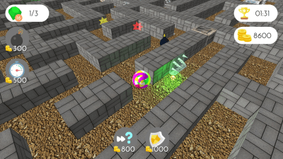 Screenshot of the application Labyrinth 3D - #2