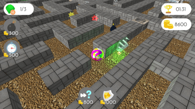 Screenshot of the application Labyrinth 3D - #8