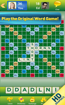 Screenshot of the application SCRABBLE - #1